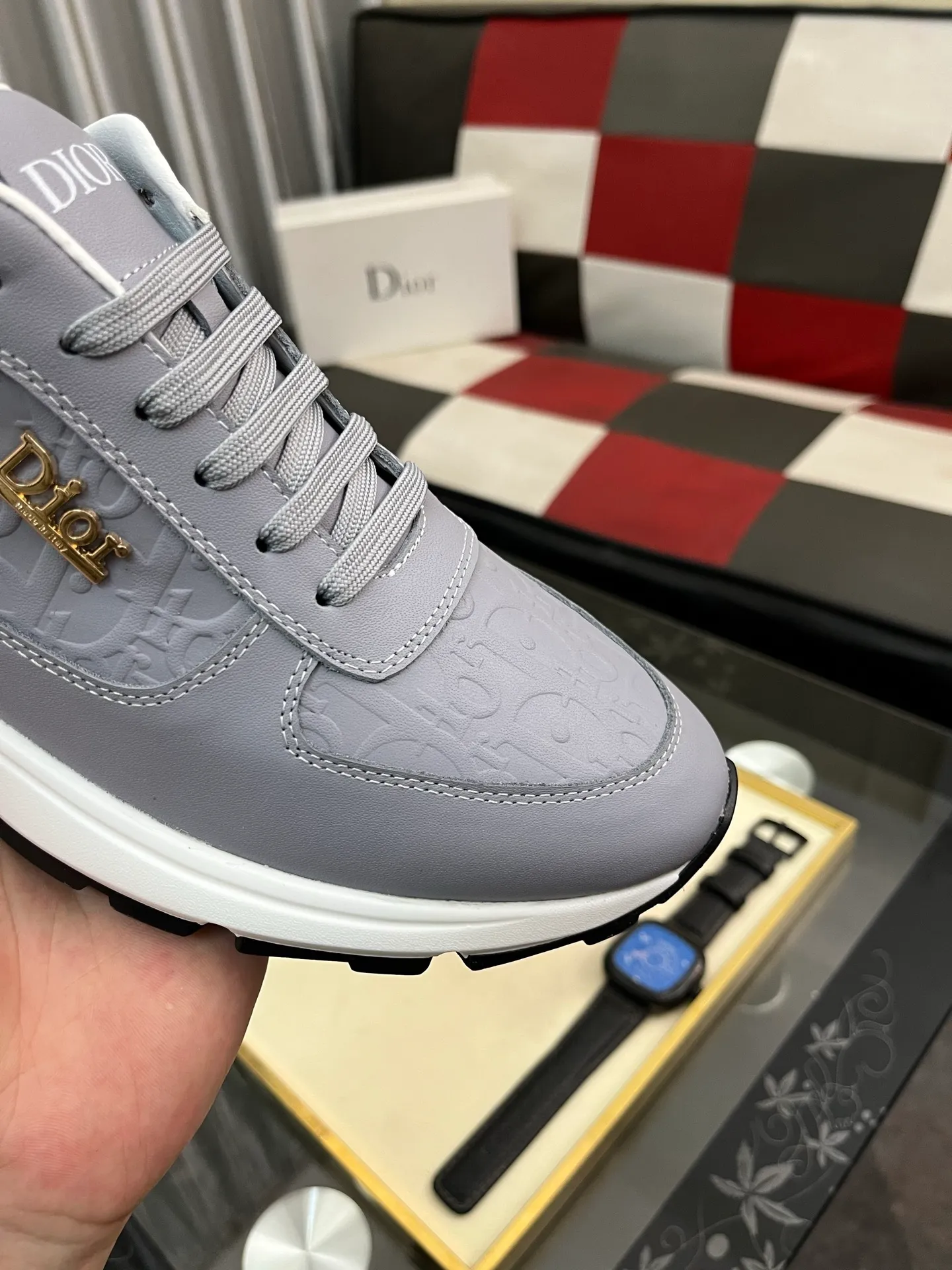 Men's Men's Shoes 💰440⌚️⌚️《DIOR*》The latest and most popular casual shoes, top brand [seduce] luxury~purchasing agent, top~quality. [Strong] The upper is made of imported breathable cowhide with woven material ➕ breathable sheepskin feet (•) and fine workmanship. Original stylish and stylish soft rubber wear-resistant and non-slip outsole, light and comfortable on the foot, size: 38-443️⃣colors available